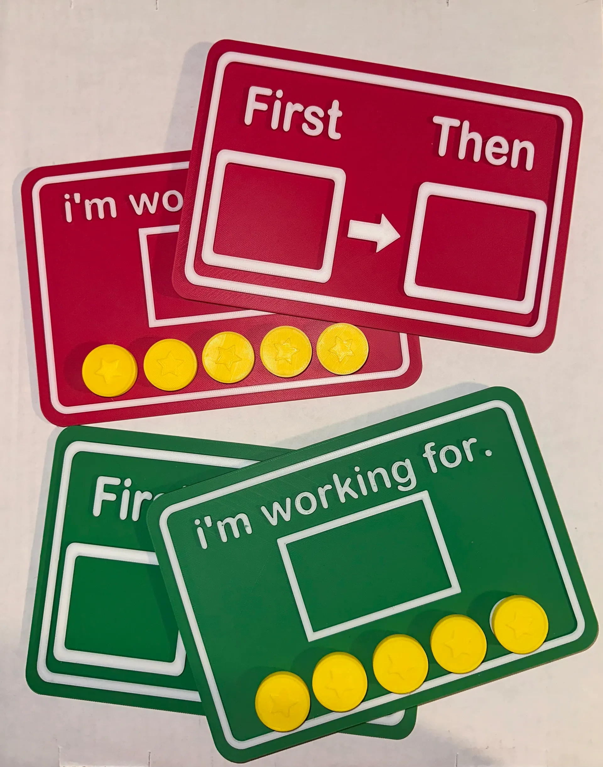 Matching Token Board + First/Then Board Set