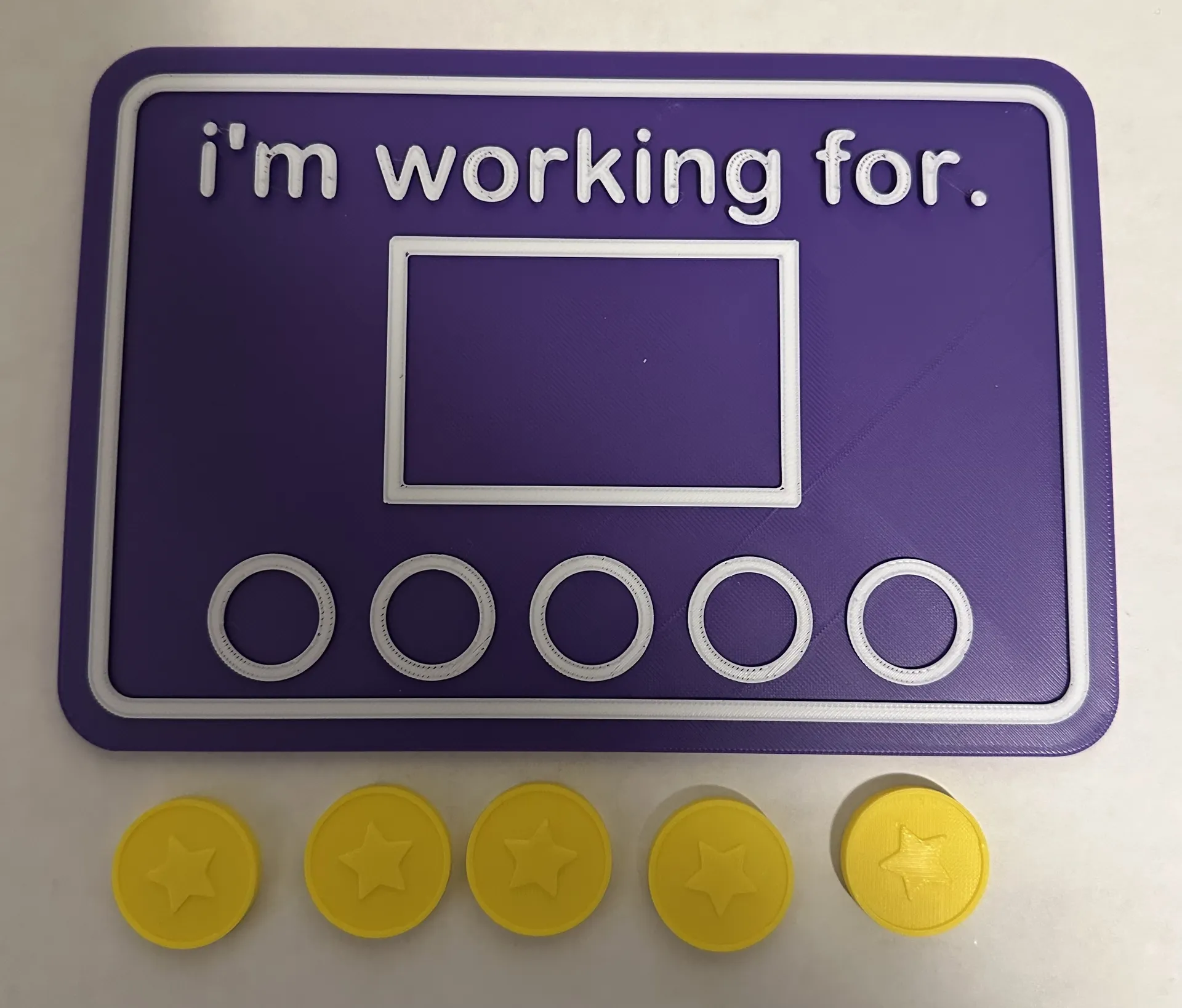 Token Board With Tokens