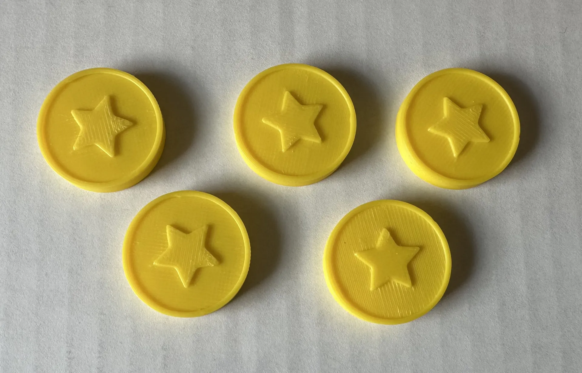 Set Of 5 Tokens